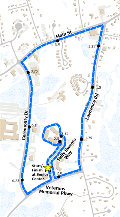 Map for 2.75mi